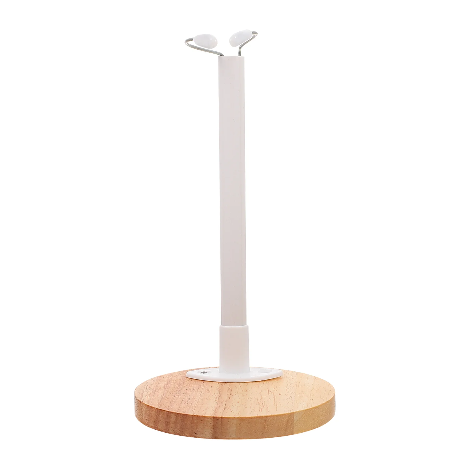 

Wooden Stand Supporting Rack House Accessory Toy Shop Displaying Adjustable Toys Round Base Stands Show Head Frame Child