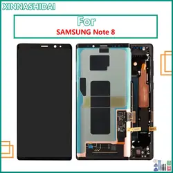 OLED LCD For Samsung Galaxy Note 8 Display With Frame Super AMOLED Note 8 SM-N950A N950U LCD Touch Screen Parts