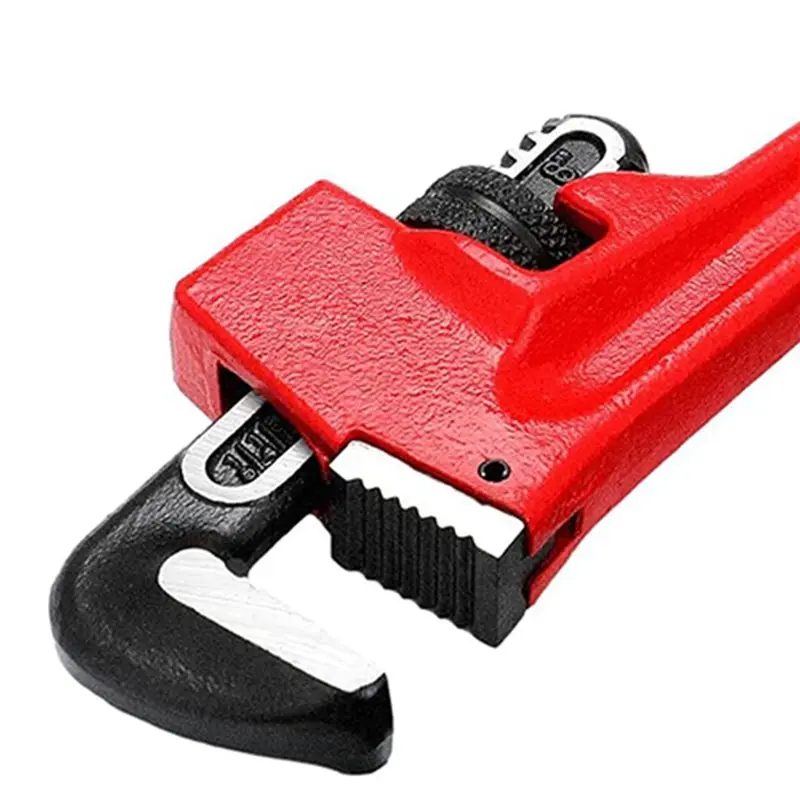 T19C 3Pcs 8In Double Ended Valve Wrench Pipe And Valve Wrench Refinery Wheels 1/8In-1-1/2In Pipe Capacity For Protecting From