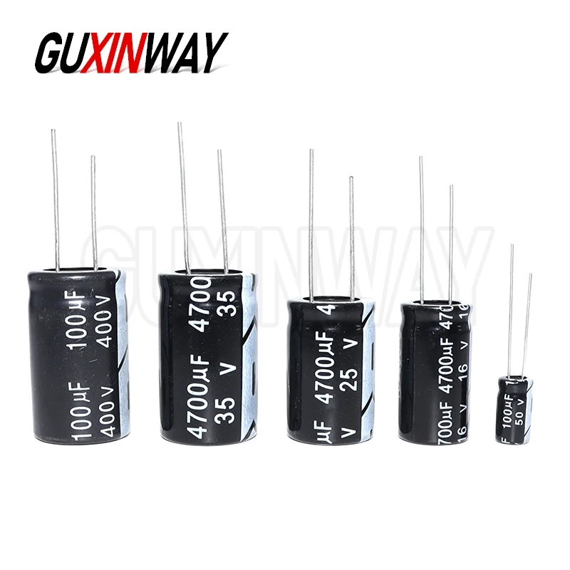 6,3 В 16 В 25 В 35 В 50 В 400 В 450 В DIP алюминиевый электролитический конденсатор 100 мкФ 220 мкФ 330 мкФ 470 мкФ 680 мкФ 1000 мкФ 10 мкФ 22 мкФ 47 мкФ