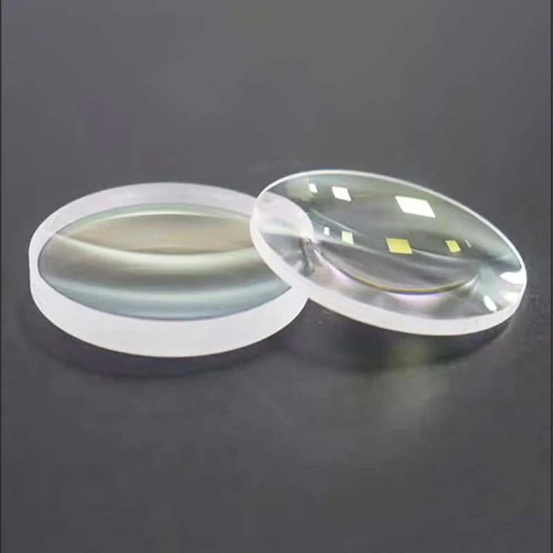 Lente di protezione laser Finestra al quarzo D30mm F100-F200mm per macchina da taglio laser ad alta potenza 4KW Copertura di messa a fuoco collimante