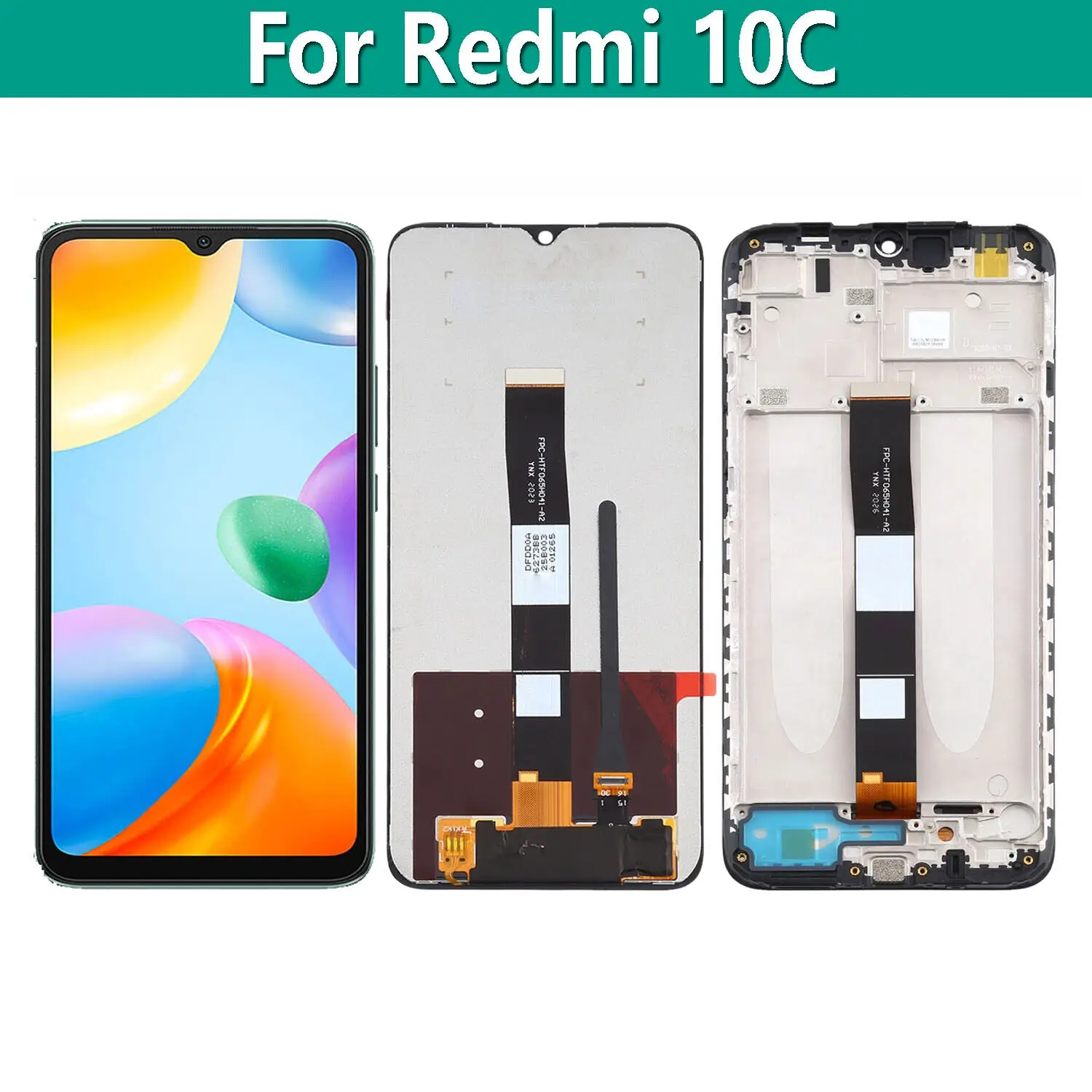 

For Xiaomi Redmi 10C 220333QBI LCD Touch Screen Digitizer Replacement Repair