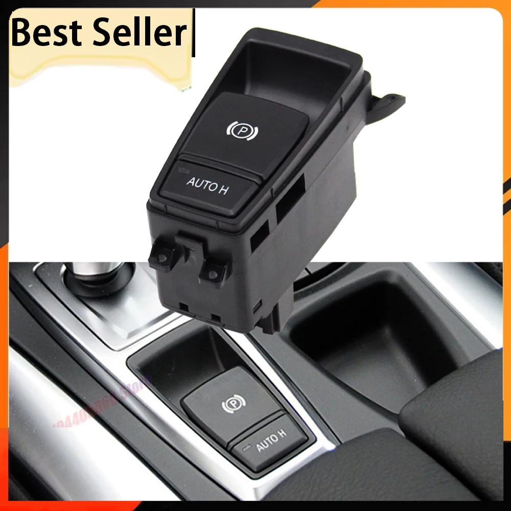 For BMW X5 X6 E70 E71 E72 61319148508 Car Handbrake Assembly Parking Brake P Button Auto H Control Switch Cover Replacement