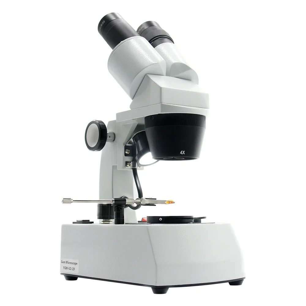 Professional High Quality Generation 2nd Straight Arm Type Gem Microscope With F19 Binocular Lens