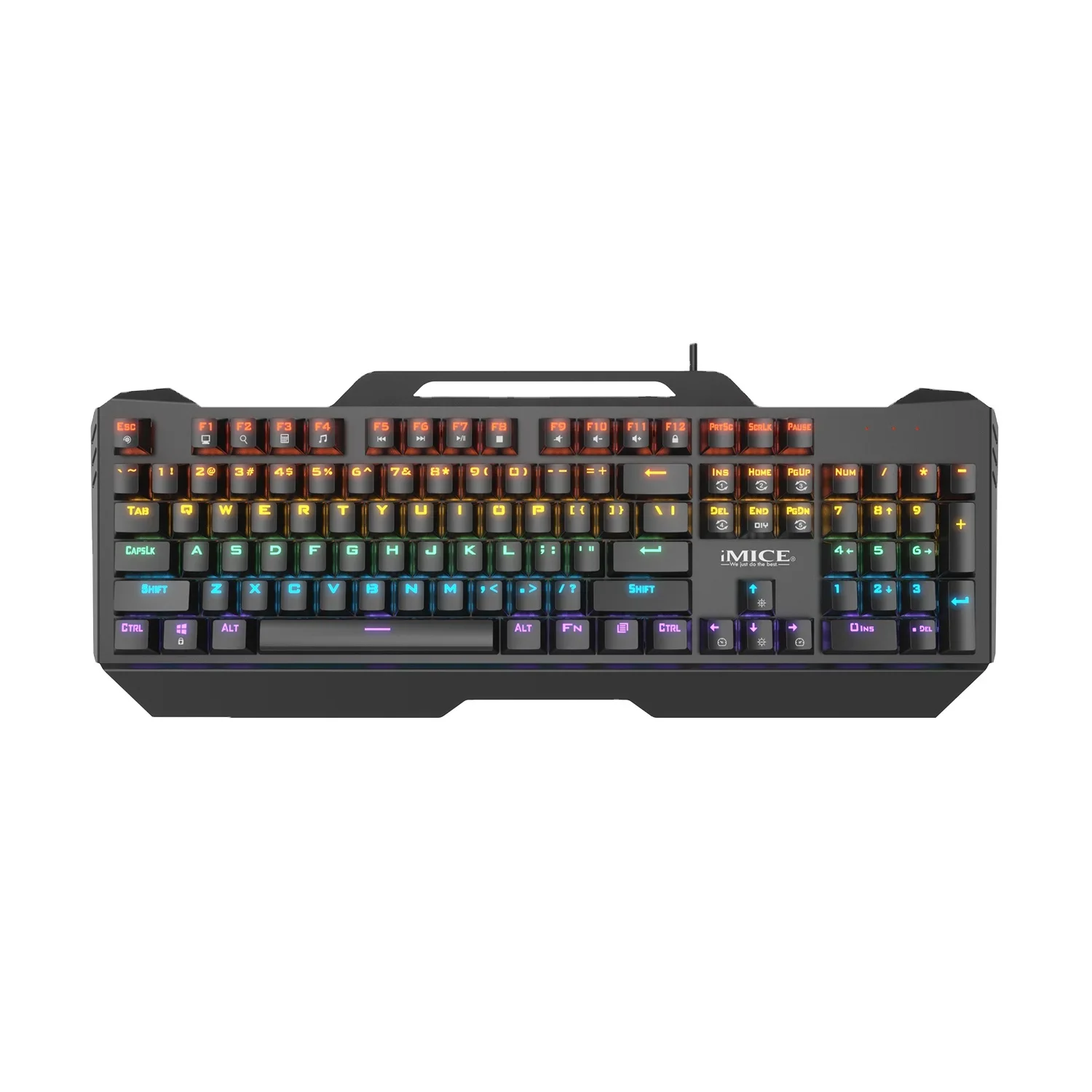 

iMICE GK-400 Usb Gaming Mechanical Keyboard with Backlit, 104Keys and All Keys Anti-Ghosting