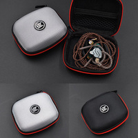 5PCS KZ Earphone Storage Bag Square Headset Box Indoor Outdoor Travelling Earphones Storaging Case Accessories with Zipper