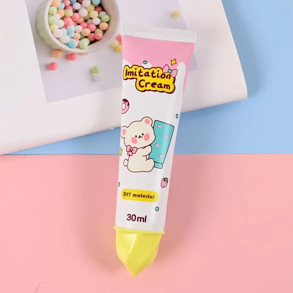 Simulatie Lijm Gesimuleerde Crème Lijm Set Goo Kaartlijm DIY Kit Nep Slagroom Klei Lijm Hars Crème Cartoon Simulatie Gel