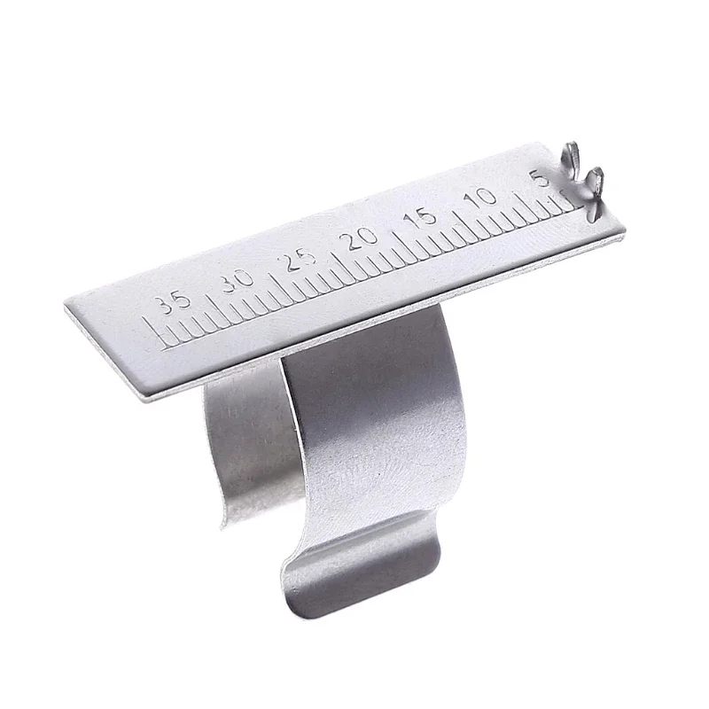 1pc Stainless Steel Dental Finger Ruler Dentist Endodontic Span Measurement Scale Gauge Instrument Tool Measuring Equipment