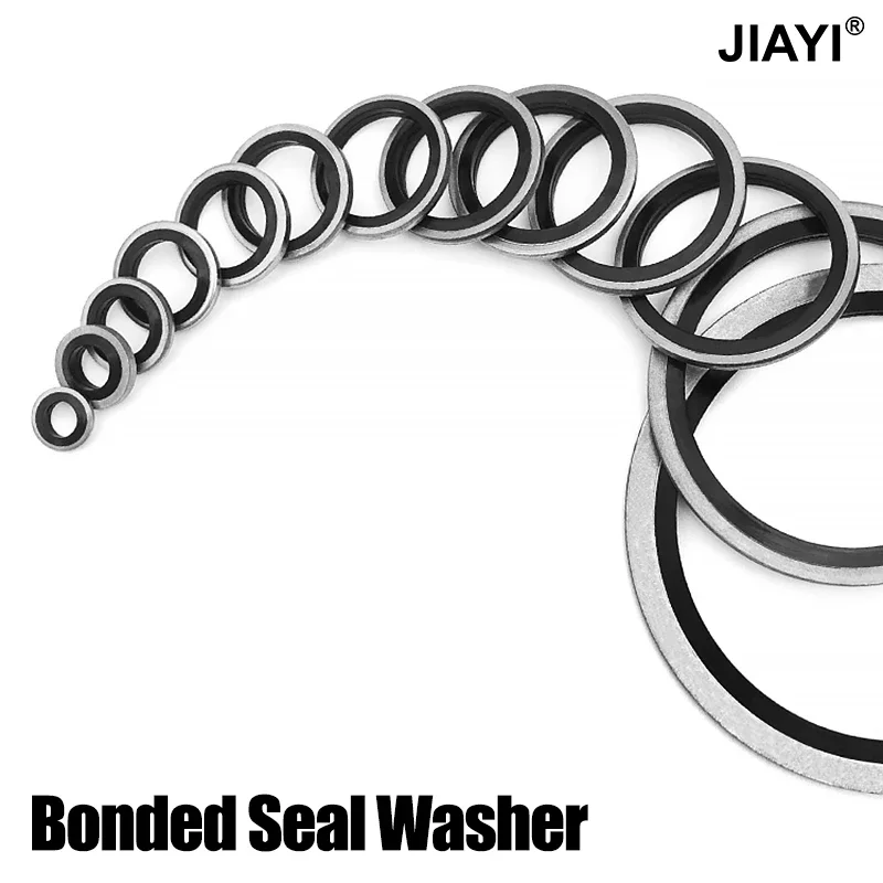 ID5 6 8 10 ~ ID60 Dichtungsscheiben-Set, 10 Stück, hochtemperatur- und verschleißfeste Hochdruckrohrdichtungen, Ölablassschraubendichtung