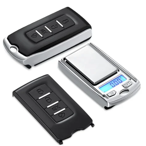 Hot Selling Factory Supply 200g Mini Stainless Steel Electronic Pocket Scale Car Key Design Mini Jewelry Digital Scale