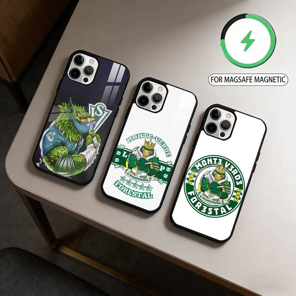 

S-Santiago W-Wanderers 1892 Phone Case For iPhone17,16,15,14,13,12,11 Plus,Pro Max Magnetic For Magsafe Wireless Charging