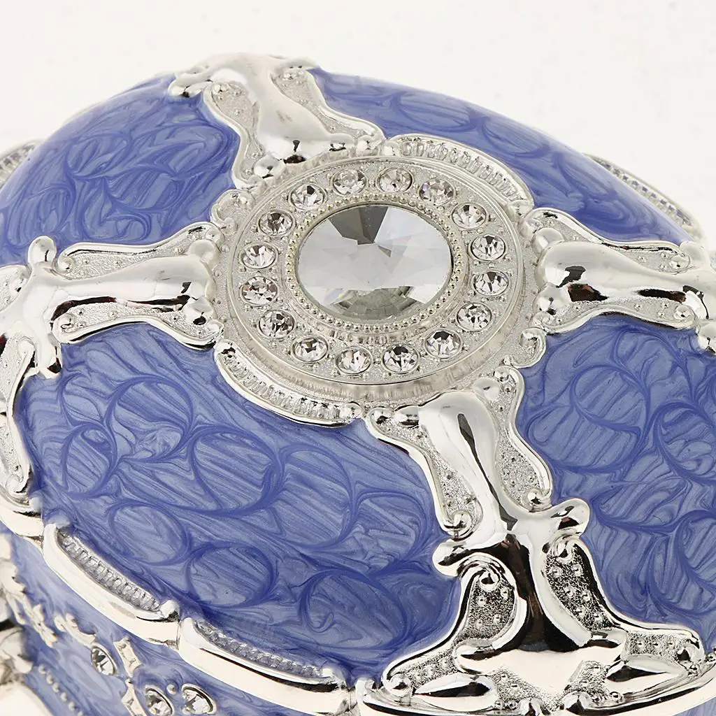 Kotak Perhiasan dari Bahan Alloy, Kotak Penyimpanan Hadiah, Ornamen Meja untuk Rumah