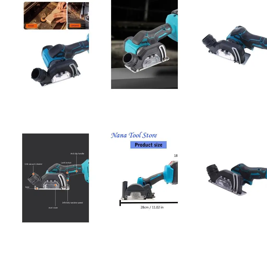 

31GJ угловые шлифовальные средства 12000 об / мин Перезаряжаемая литиевая батарея полировка