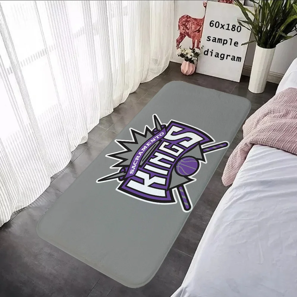 Sacramento Kings Logo Entrance Door Mats Rugs Bath Mat Kitchen Carpet Home Decor Accessories Carpets Rug Modern Home Decoration