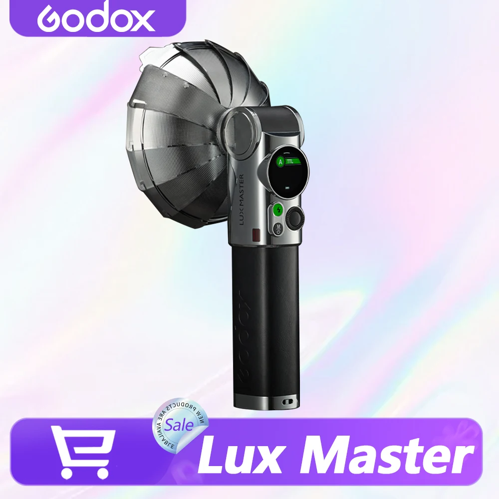 Godox Lux Master GN25 TTL HSS Flash 2.4G Wireless 460 Shots Touchscreen Retro Speedlite