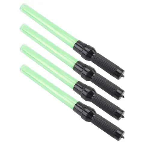 A92Z 4Pack Traffic Wand 54Cm Led Traffic Control Wand Safety Light Wand With 2Flashing Modes Air Marshaling Signal Wand