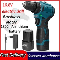 16.8V Cordless Driver Drill Electric Screwdriver Regulation Rotation Ways Adjustment Lithium Drill Home Improvement Power Tool