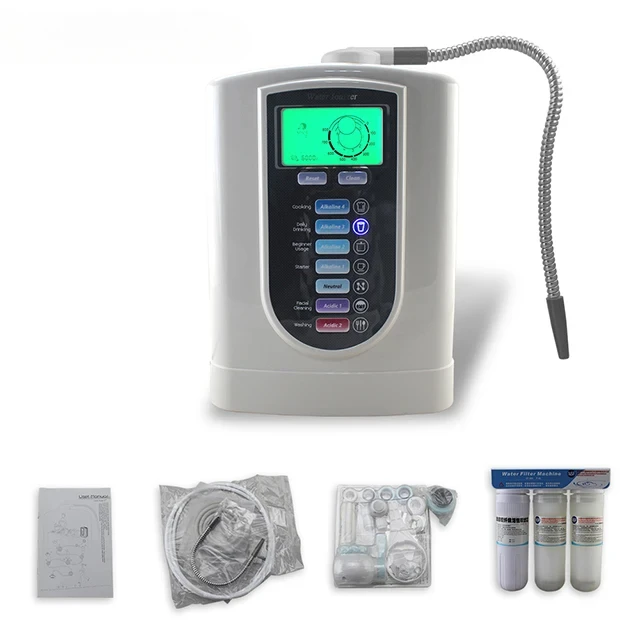 Hot-sale activated carbon Kangen alkaline water ionizer 3 plates