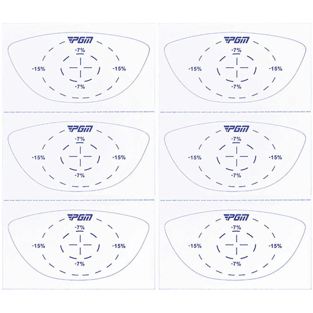 Golf Impact Tape Strike Stickers Self-Teaching Sweet Spot and Consistency Analysis Golf Ball Sweet Spot Finder for Golf Training