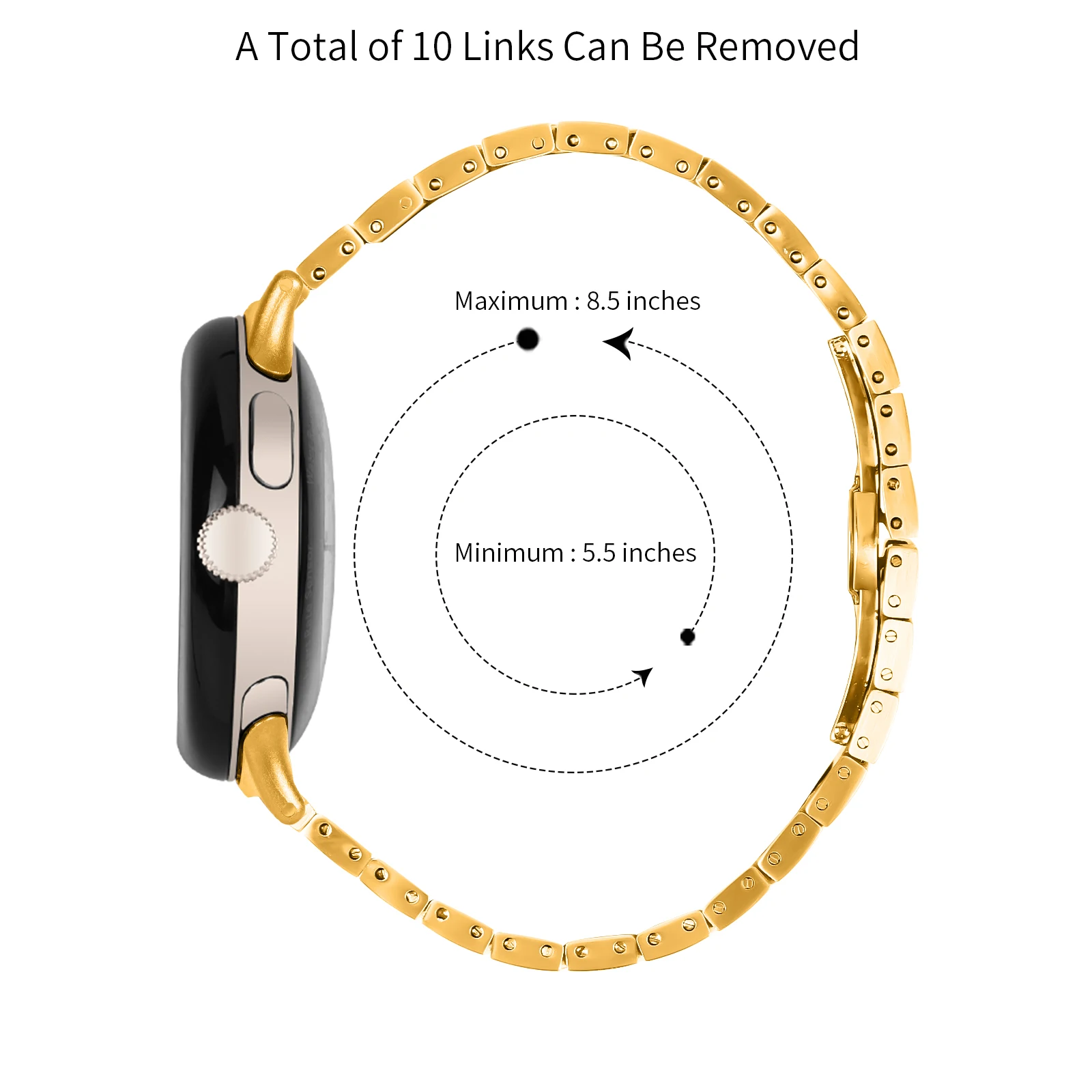 Stainless Steel Strap For Google Pixel Watch 3 41mm  Accessorie Replacement Wristband Bracelet For Google Pixel Watch 2 1 Band