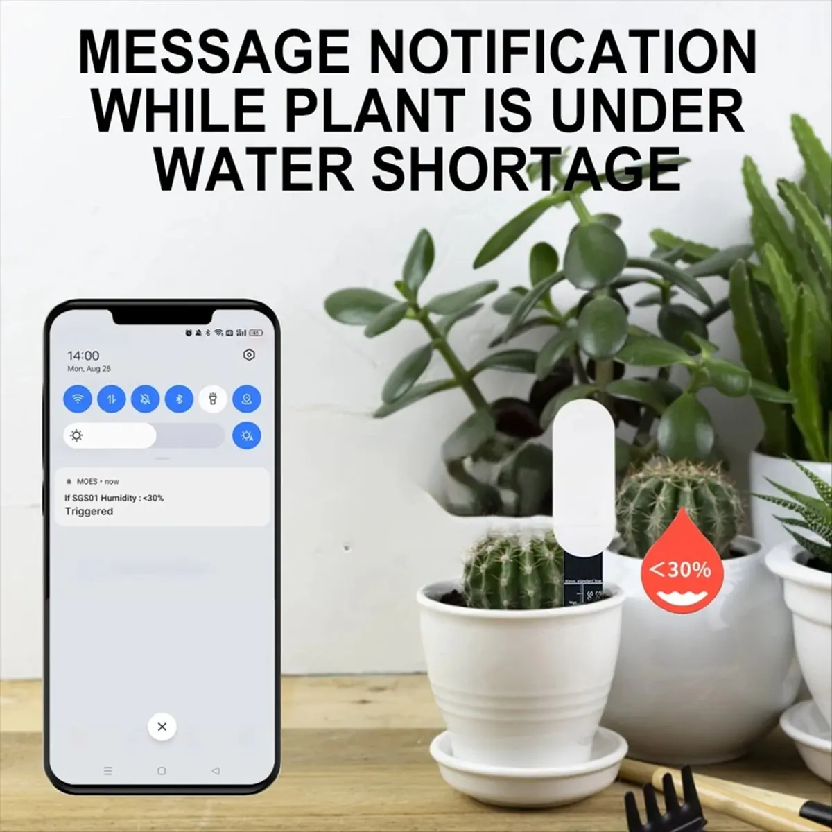 

2 шт. умный тестер почвы ZigBee, измеритель температуры, датчик влажности, мониторинг в реальном времени, детектор монитора растений
