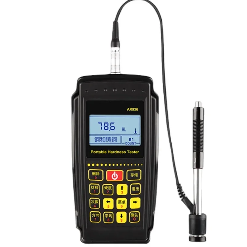 Digital display Richter hardness tester portable metal hardness strength tester hardness testing