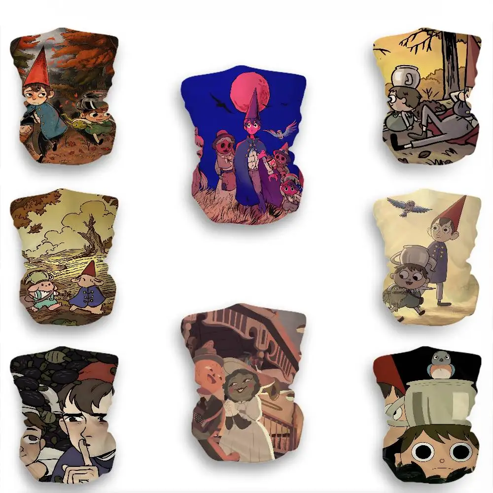Animated Series O-Over the Garden Wall Breathable Seamless Neck Gaiter UV Protection Tube Scarf for Ski Motorcycle Cycling