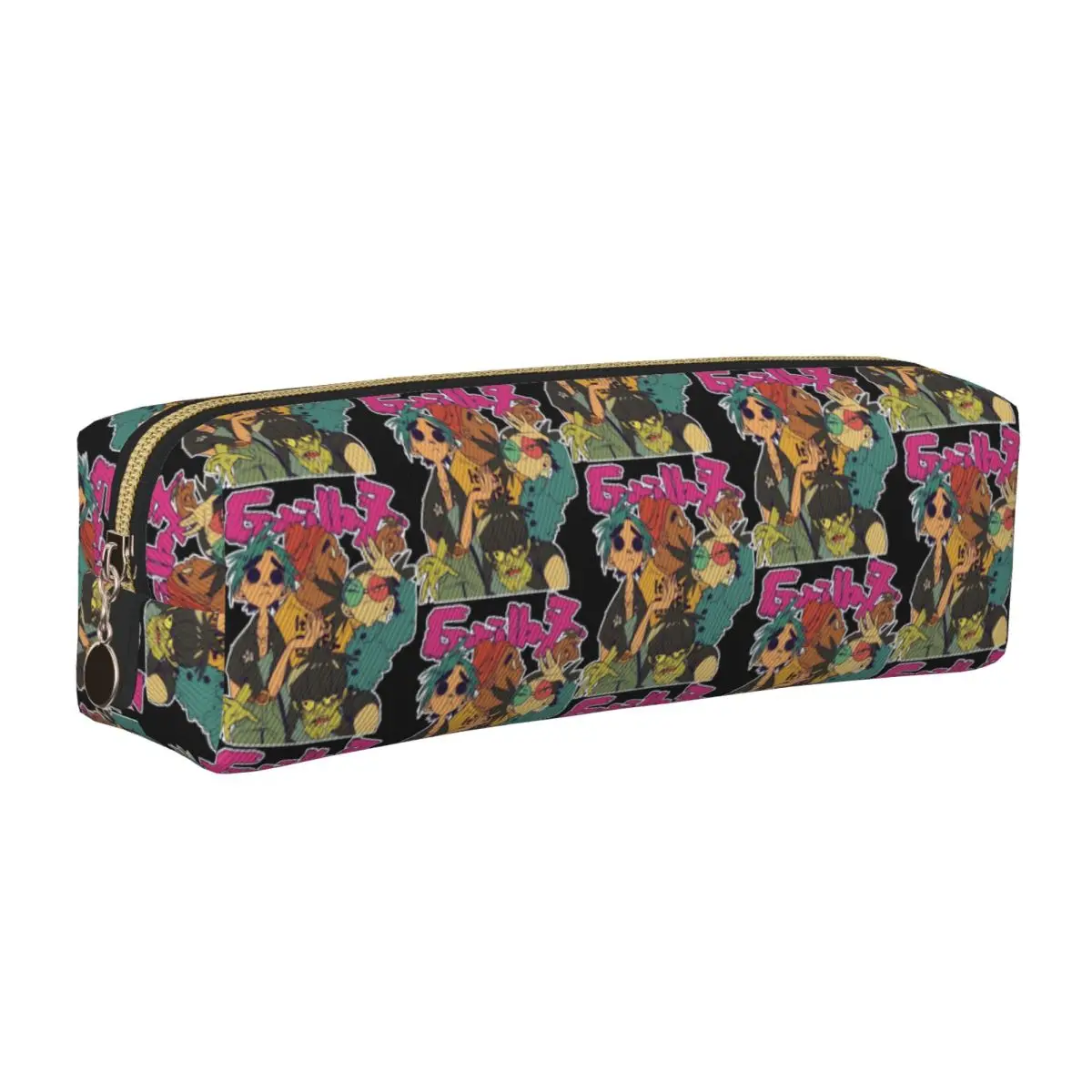 

Gorillaz Punk Pencil Cases Rock Pencilcases Pen Holder for Girls Boys Large Storage Bag School Supplies Zipper Accessories