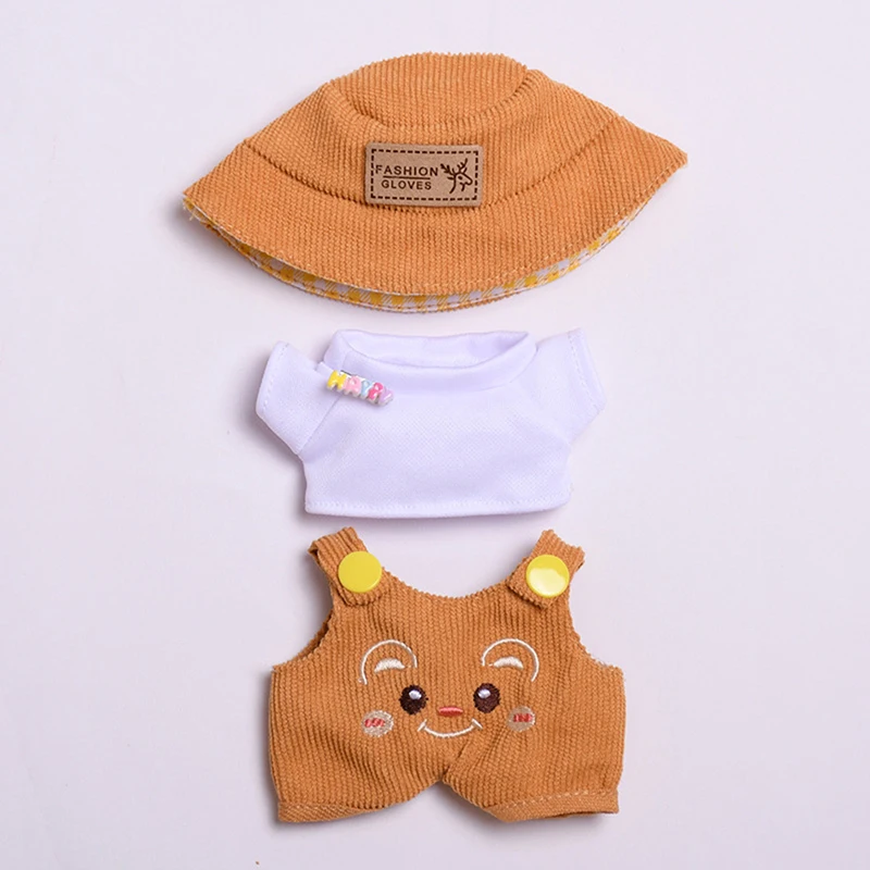 17cm Mini Plush Doll'S Clothes Outfit Accessories For Labubu Clothes Time To Chill Doll Clothes