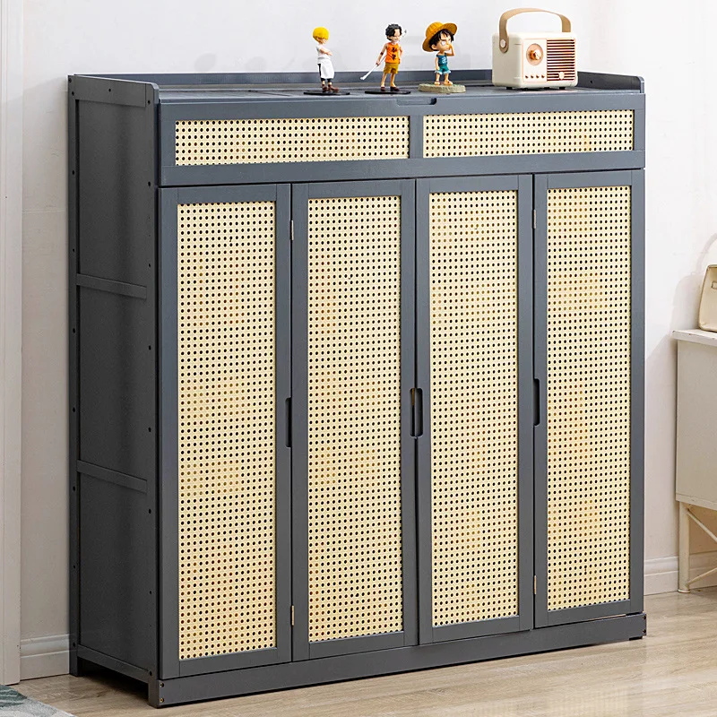 

Door shoe cabinet high vertical integrated door corridor with extremely narrow household shoe rack multi-layer with door