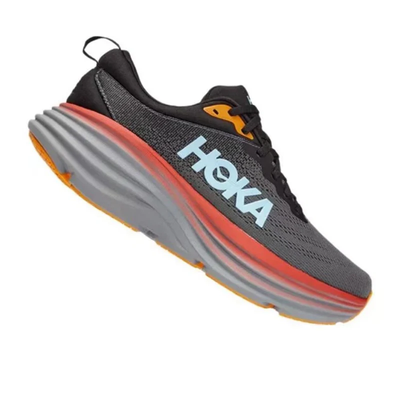 Hoka One Bondi 8 남녀공용 로드 러닝화, 가벼운 통기성 테니스 신발, 아웃도어 스니커즈