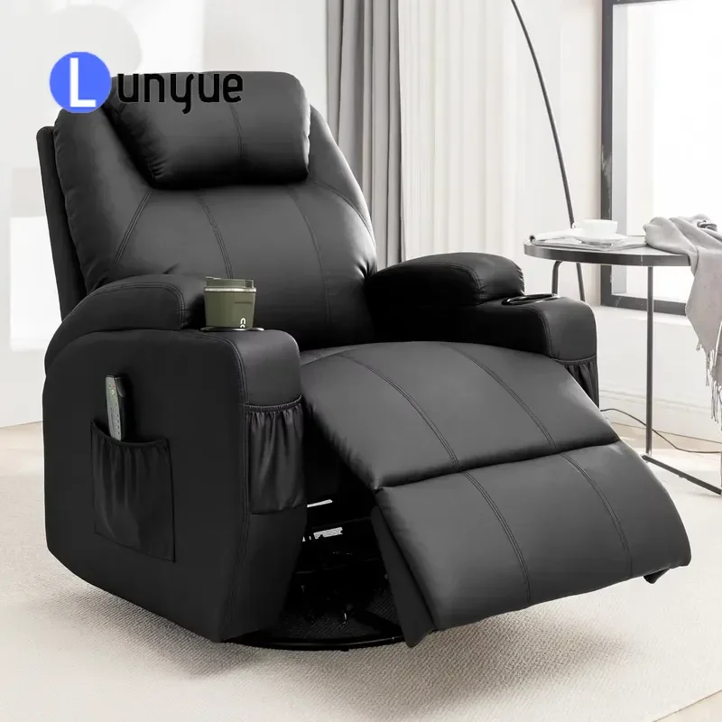 Luxury Single Massage Heating Sofa Chair Living Room Multi-functional Sit Lie Lazy Leisure Recliner for Home