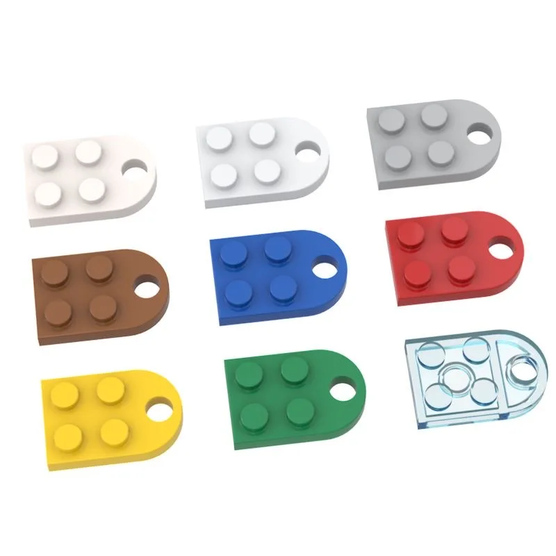 100pcs MOC Parts 3176 Plate Special 3x2 con foro compatibile con lego Brick Building Blocks Particle Kids Puzzle Brain Toy Gift