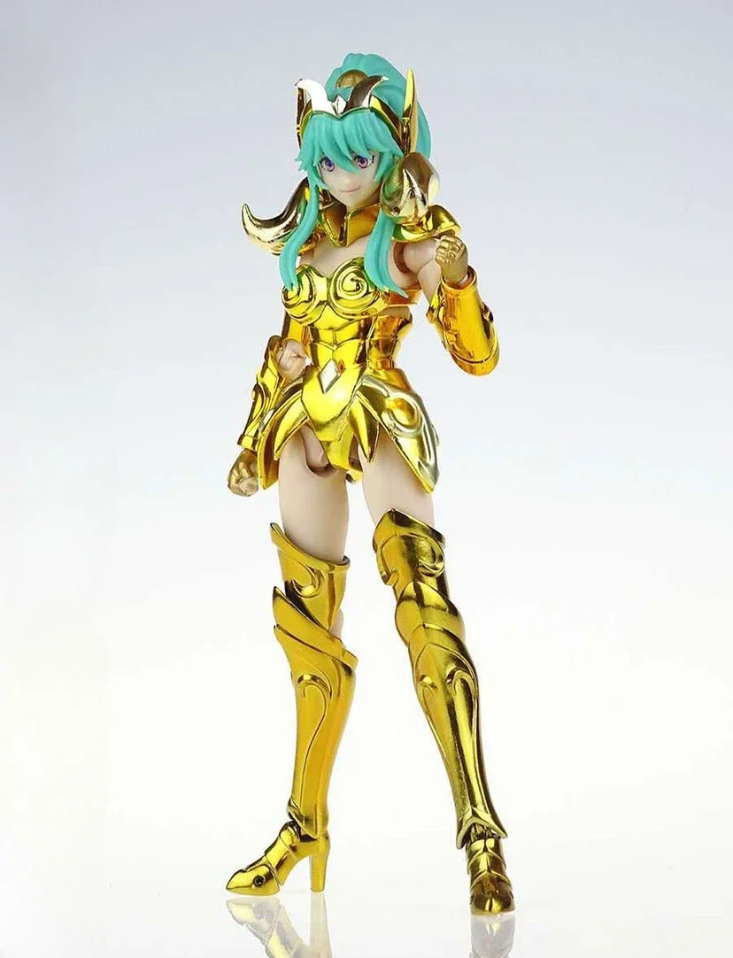 

New Arrival Aries Girl GT Dolores Myth Cloth Metal Gold Action Figure Model Kit Cavaleiros do Zodiaco saint seiya