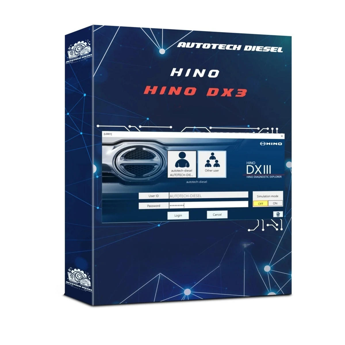 

2024 Hino Diagnostic EXplorer 3 Hino with keygen DX3 V1.24.2 [02.2024]+ unlocked keygen+ free help install+ install video