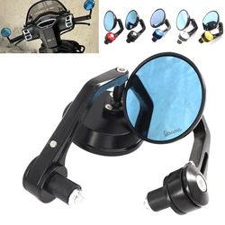 Motorcycle Handlebar Rear View Mirror for Vespa Sprint Primavera GTV GTS LT S LX LXV 50 125 250 300IE 360° Alluminum