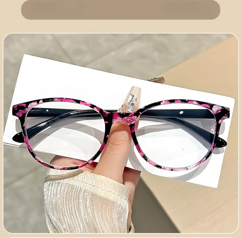 Modische bedruckte Lesebrille, Anti-Blaulicht-Brille für Menschen mittleren Alters und ältere Menschen, Retro-Lesebrille für Frauen – Detail 11