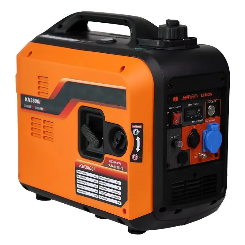 

Small Generator Portable 3kW Silent Inverter Generator 230V Mini Generator Powered for RV Camping & Night Market