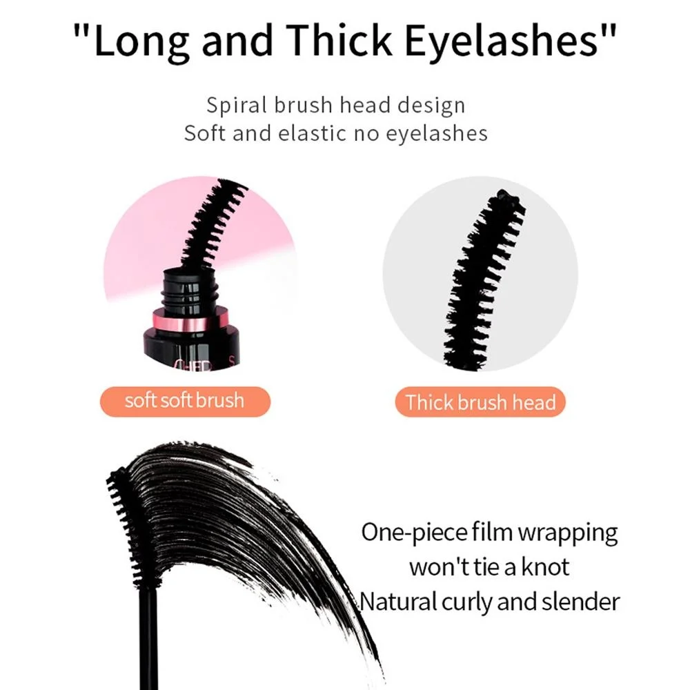 Silk Fiber Mascara - Waterproof & Smudge-Proof for Dramatic Length & Volume, Bold Glamorous Lashes