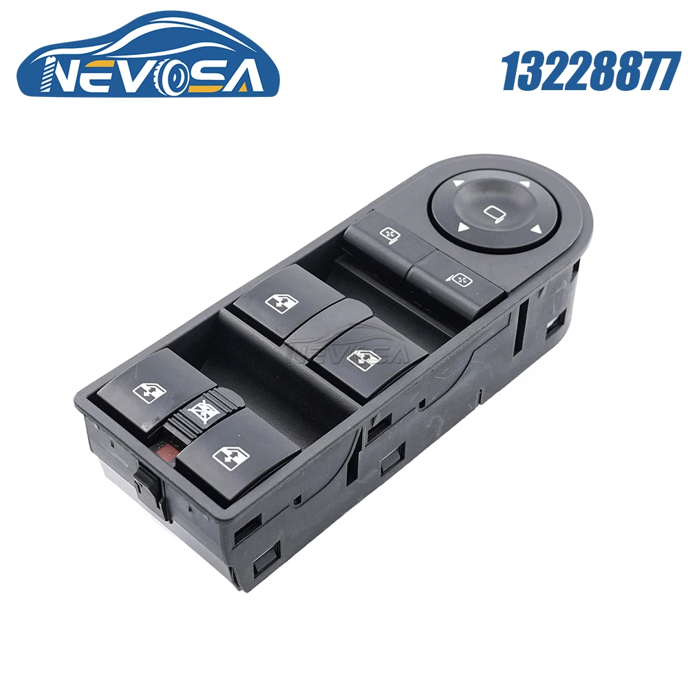 

NEVOSA 13228877 For Opel Astra H 2004 2015 Vauxhall Zafira 2005 2015 Window Control Switch Button 62 40 447 13215153 62 40 382