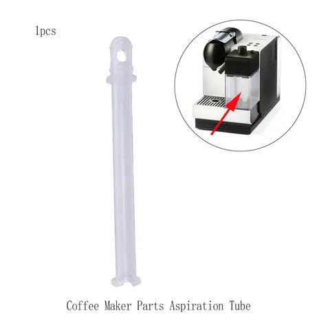 네스프레소 F411-ME-WH-NE/DeLonghi EN550 EN520 EN560 흡입 튜브, 커피 메이커 부품 밀짚 용 1pcs