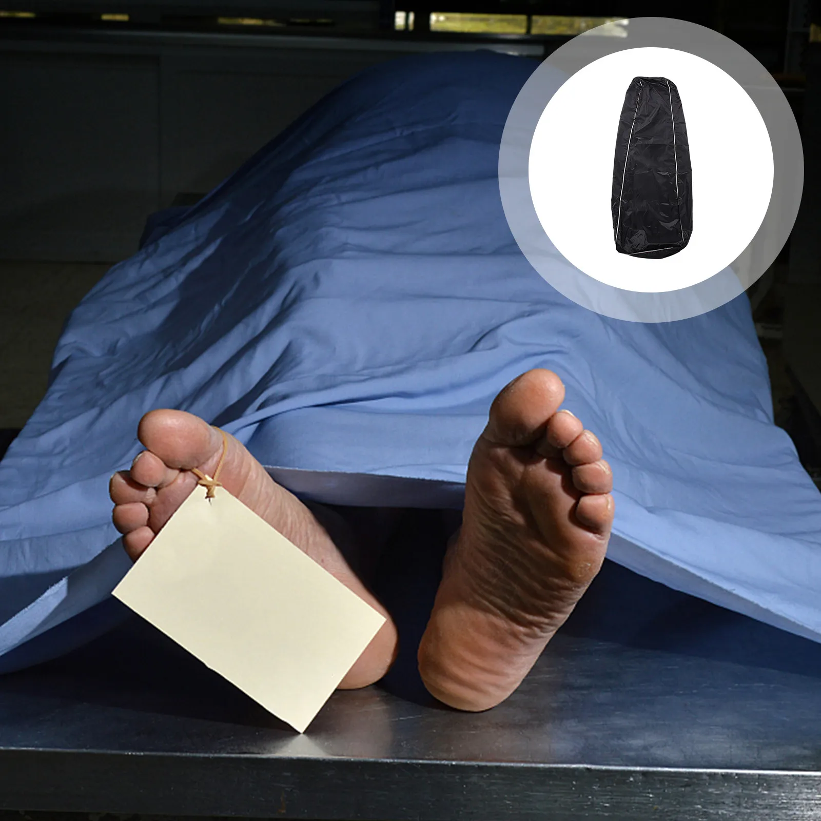 

Large Capacity Anti Wear Corpse Bag Sturdy PVC Cloth Body Pouch for Safe Disposal and Transport of Deceased Ideal Funeral