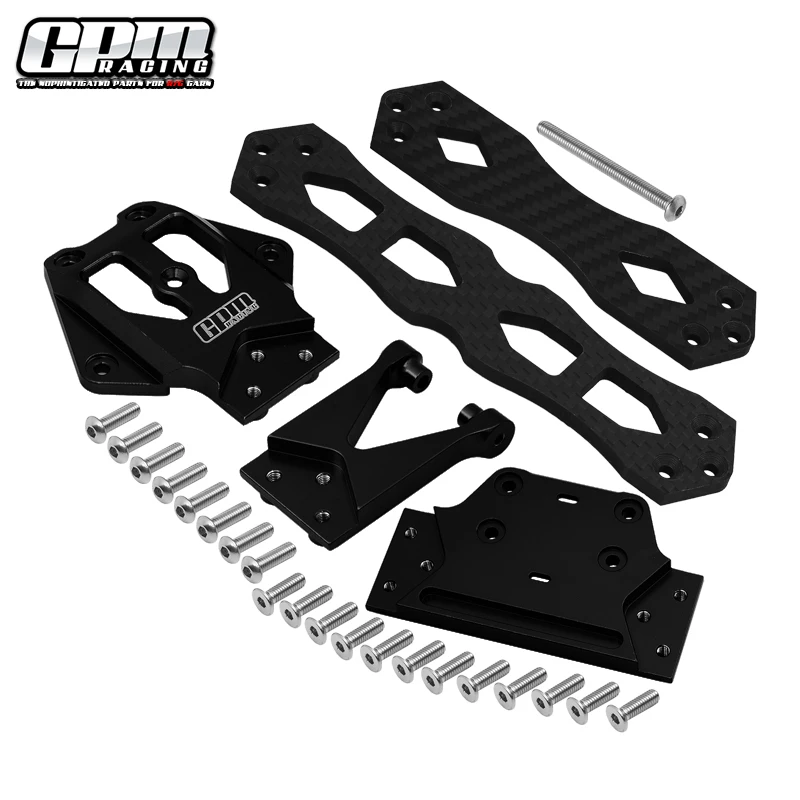 GPM LOSI 1/10 Lasernut Tenacity-LOS03028 For Carobn Fiber &Alloy Top Deck Battery Mount