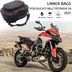 Sacos interiores de plástico, acessórios para motocicletas, Ducati Multistrada V4 S 2021, cestos