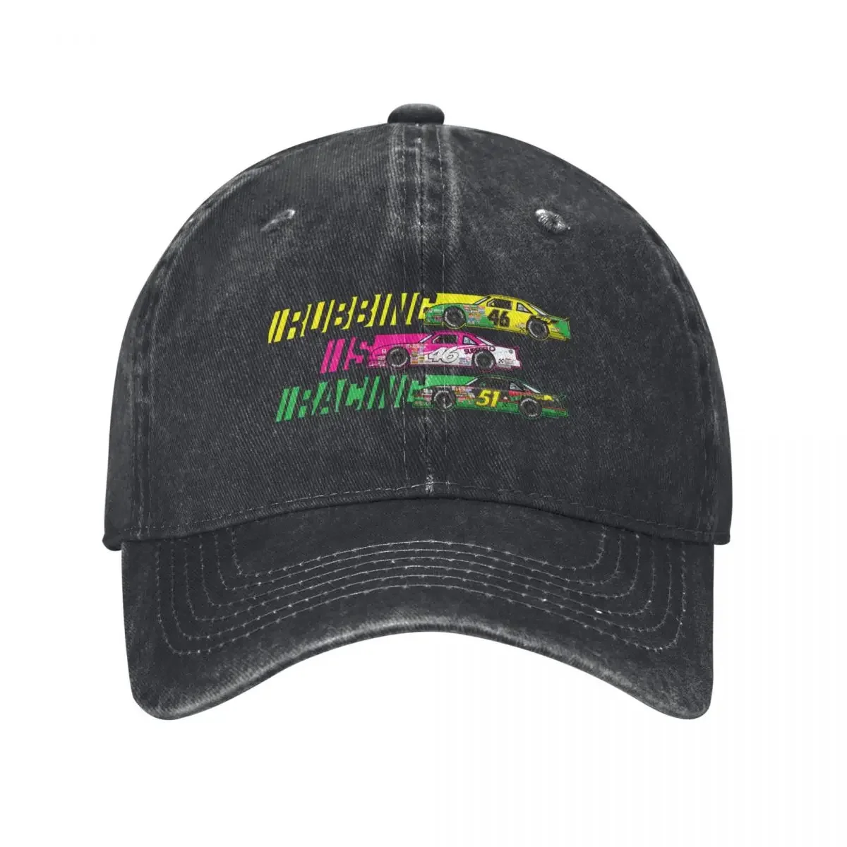 Rubbing is Racing,Days of Thunder, Cole Trickle Baseball Cap Golf Cap black hard hat dad hat Hats For Women Men's