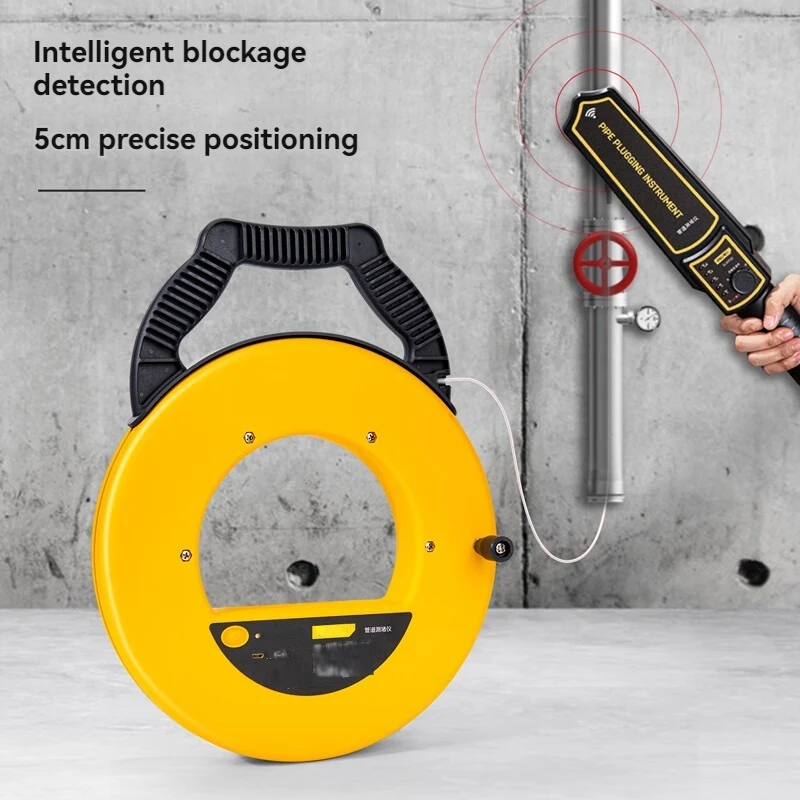 30MProfessionele Pijp Verstopping Tester Draagbare Diagnose-tool Scanner Inpluggen Verstopping Tester Instrument Verstopping Meter