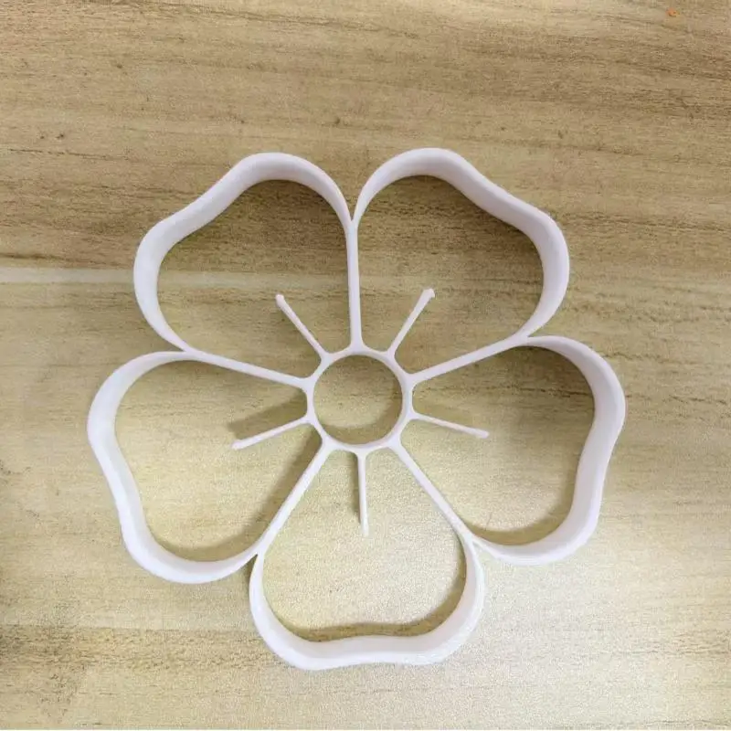 Blumen-Ton-Ausstechform aus Kunststoff, Blumenform mit glatten Kanten, wiederverwendbar für DIY handgemachte Keramik, Polymer-Ton-Bastelarbeiten – Detail 4