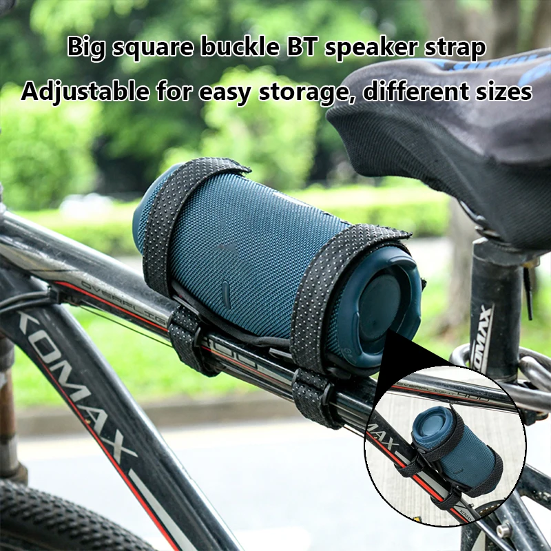 Speaker Holder Mount for Bike/Golf Cart/Boat Railing Adjustable Strap Bike Speaker Holder for JBL Flip 6 5/Charge5 Speaker Mount