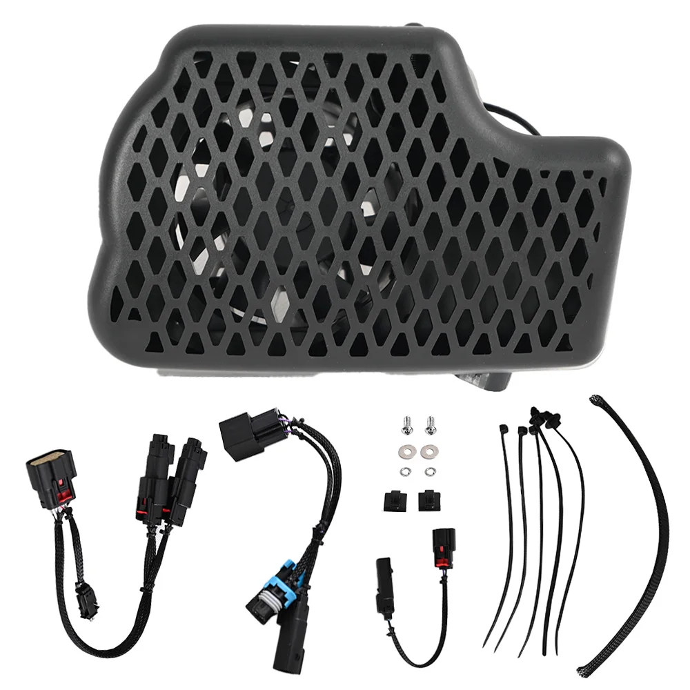 

Motorcycle Accessories Black Engine Cooling Fan Black for Harley 2017-2026 Touring Models '23-later FLHXSE and FLTRXSE