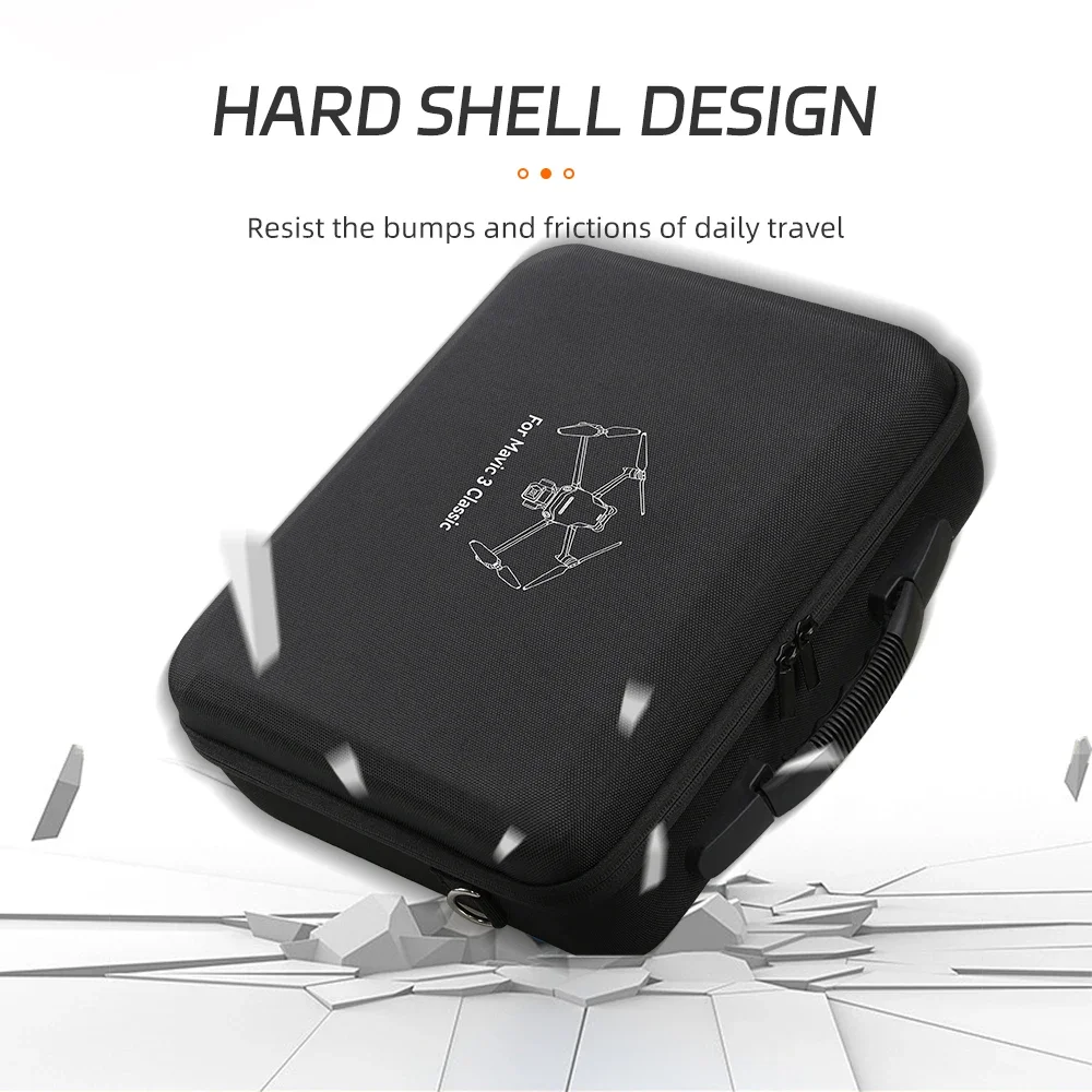 Storage Bag Suitable for DJI Mavic 3 Classic  Portable Carrying Case Drone Accessories Nylon Hard Shell Shoulder Bag